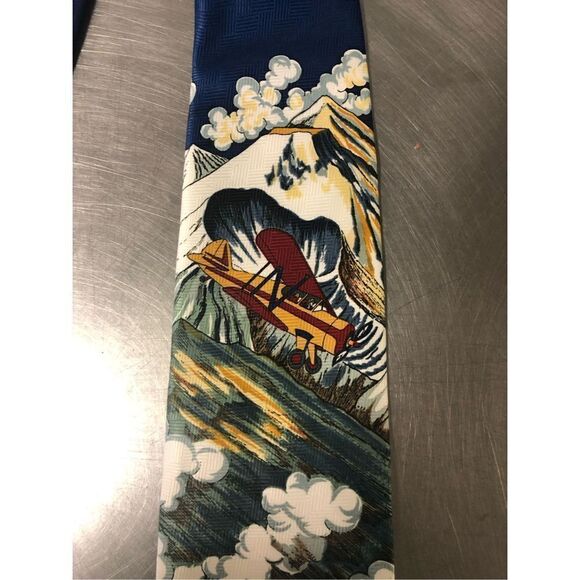 🌼5for$25🌼 Beans McGee. Mens Airplane and Mountain “Flight over Mt. McKinley” - Picture 3 of 9